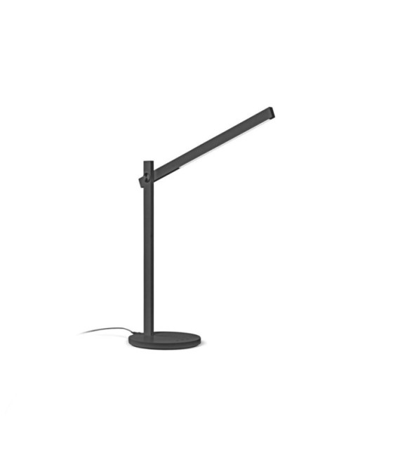 LED-Tischleuchte PIVOT Kunststoff Schwarz