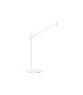LED-Tischleuchte PIVOT Kunststoff Weiß