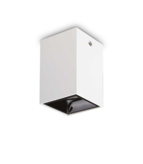 Lámpara de techo Nitro Metal, aluminio blanco