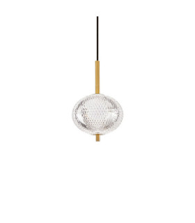 Suspension DECOR Plastique Laiton