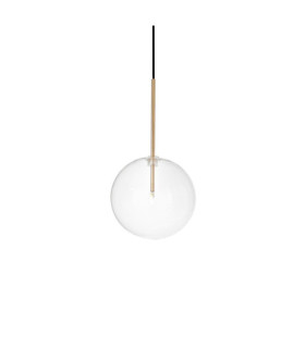 EQUINOXE Pendelleuchte Glas, Metall Messing