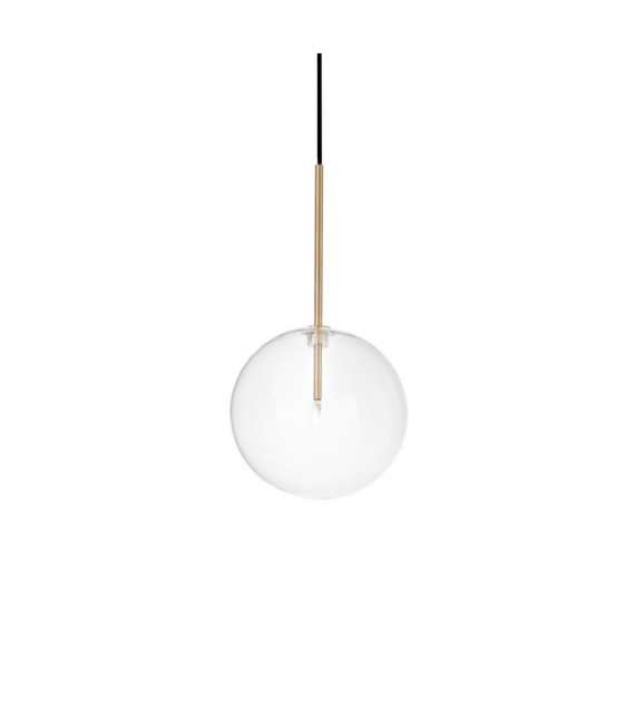 EQUINOXE Pendelleuchte Glas, Metall Messing