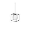 Lingotto Metal Pendant Lamp Brass, matt black