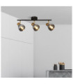 Westminster spotlight bar Mild steel Black, Satin brass, Smoked