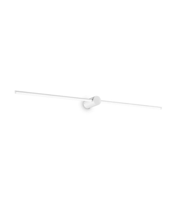 Lámpara de espejo de baño de metal Filo, aluminio blanco