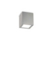 Techo Metal Ceiling Light, Gray Aluminum
