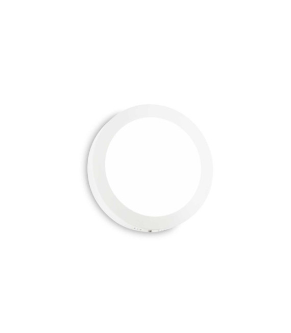 Plafoniera LED Universale in Metallo, Alluminio Bianco