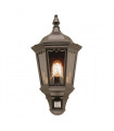 plafonnier ventilateur vintage 2 ampoules e27 max 60w brun patiné
