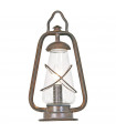 plafonnier ventilateur vintage 2 ampoules e27 max 60w brun patiné