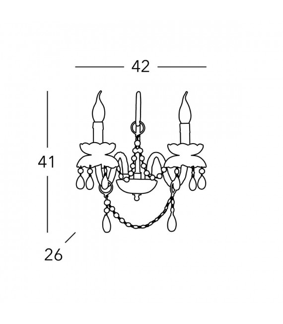 AMARO Wall Light 2 lights - 3