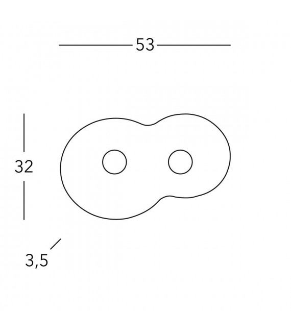 CIRCLE Ceiling Light 2 lights - 7