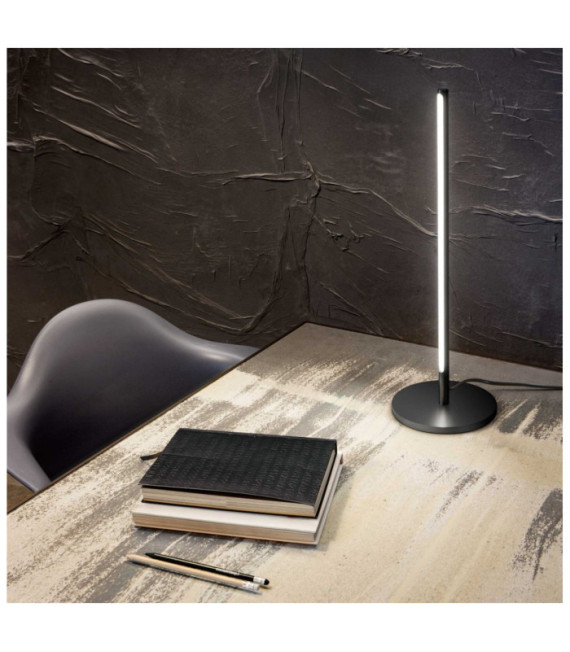 Lampe de table LED Filo Métal,Aluminium Noir