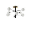 Cosmopolitan ceiling light Metal Satin brass, matt black