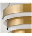 Suspension Hinkley Faux albâtre,acier Laiton Héritage