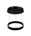Suspension LED Layla Acier doux,aluminium Noir