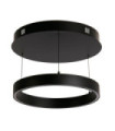 Suspension LED Layla Acier doux,aluminium Noir
