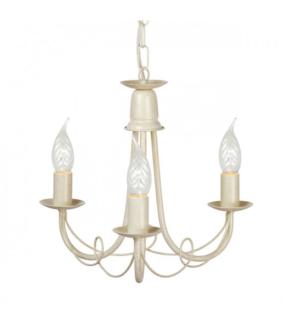 Lampada a sospensione Minster, nera, 3 lampadine