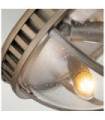 Kichler outdoor ceiling light Aluminum, brass, transparent grained glass Burnished bronze