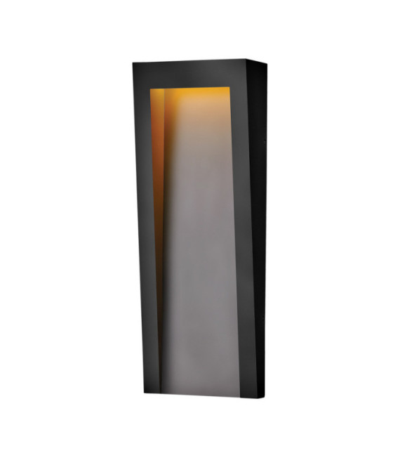Hinkley Outdoor Wall Light Glass, Weather Resistant Composite Textured Black
