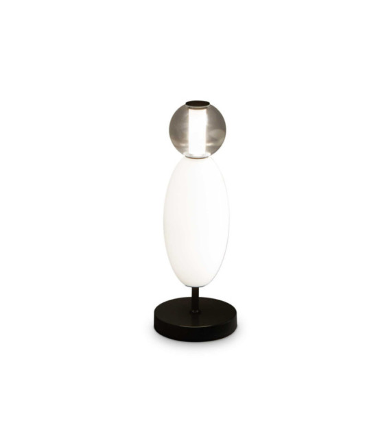 Lampada da tavolo Lumiere Vetro, Metallo Nero