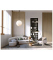Suspension Atom Acier doux,verre Laiton