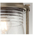 Lampe sur pied extérieur Kichler Aluminium,laiton,verre grainé transparent Bronze bruni