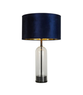 Oxford Navy Marble Table Lamp