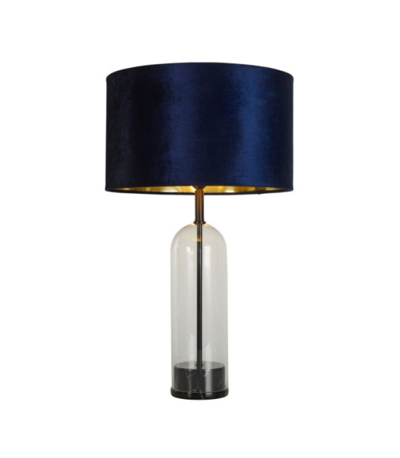 Lampada da tavolo in marmo blu scuro di Oxford
