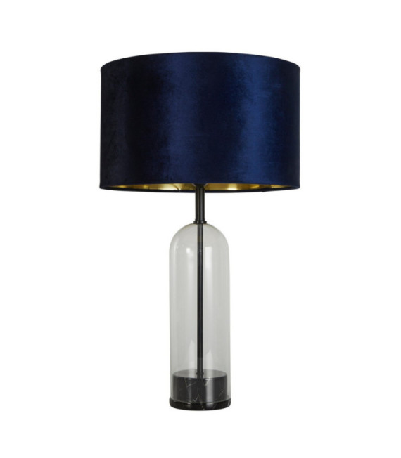 Lampada da tavolo in marmo blu scuro di Oxford