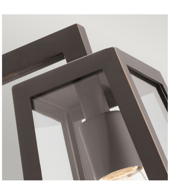 Kichler Outdoor Wall Light Glass, Aluminum Rubbed Bronze