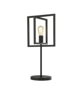 Lámpara de mesa Plaza acero dulce arena negro