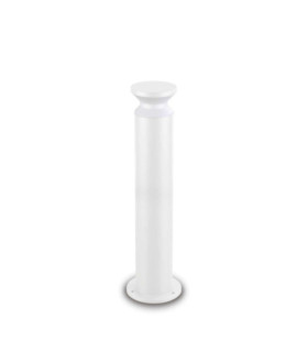 Bolardo de jardín Torre Metal, Aluminio blanco