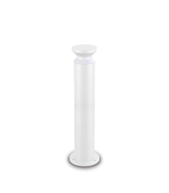 Bolardo de jardín Torre Metal, Aluminio blanco