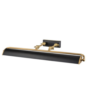 Winchfield picture light Steel Aged brass, matt black