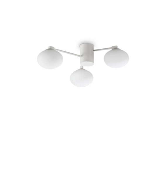 Plafonnier Hermes Métal Blanc