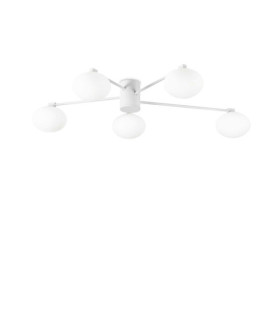 Plafonnier Hermes Métal Blanc