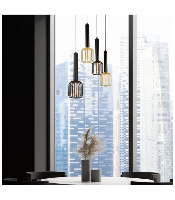 Dulwich pendant light Mild steel Matt black