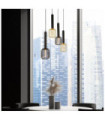 Suspension Dulwich Acier doux Noir mat