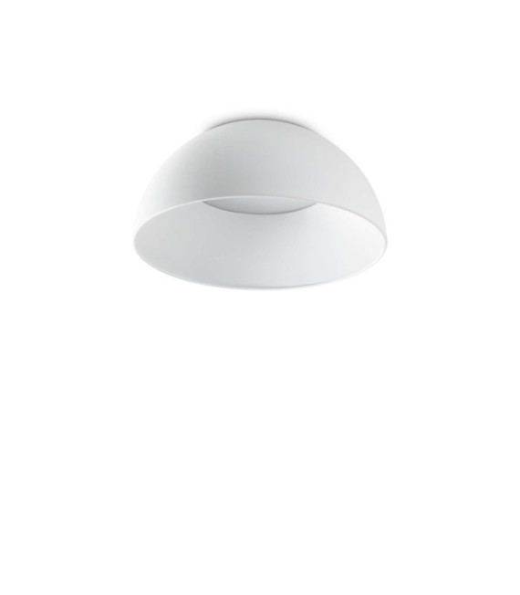 Lampada da soffitto Corolla in metallo bianco