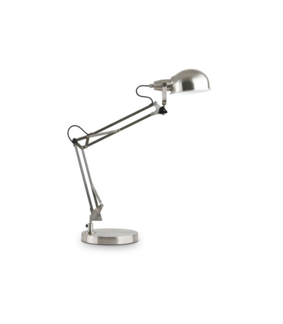 Lampada da tavolo Johnny in metallo nichel
