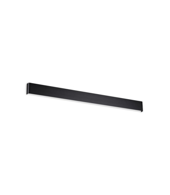 LED-Wandleuchte DELTA Glas, Metall Schwarz