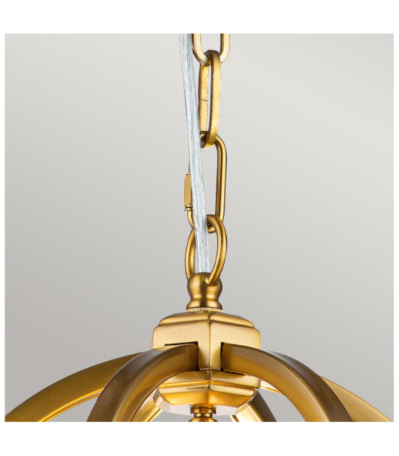 Feiss Suspension Steel Burnished Brass