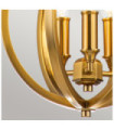 Suspension Feiss Acier Laiton bruni
