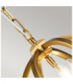 Suspension Feiss Acier Laiton bruni