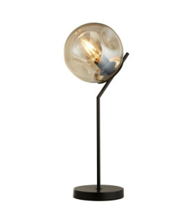 Lampe de table Punch Acier doux,verre Noir