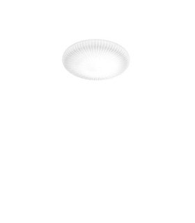 Atrium LED Ceiling Light Plastic, White Aluminum