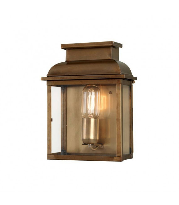 Lampada da parete Mansion House, bronzo antico