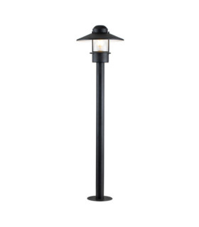 Klampenborg outdoor floor lamp Clear glass, 304 stainless steel Black
