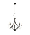 Lodge pendant light Mild steel Black