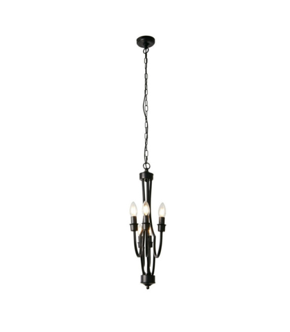 Suspension Lodge Acier doux Noir